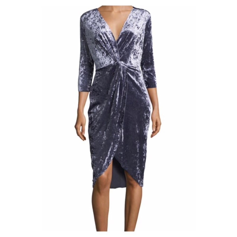Alexia Admor Blue Midi Dress